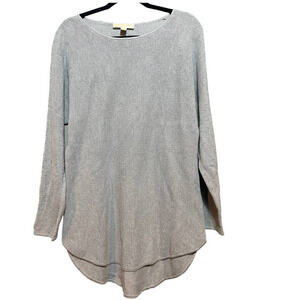 Michael Kors Long Sleeve Waffle Knit Sweater Top